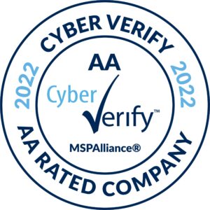 Cyber Verify AA Risk Assurance Rating badge