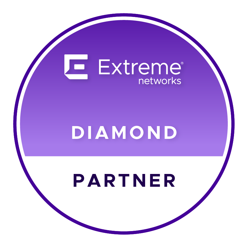Extreme Networks Diamond partner badge