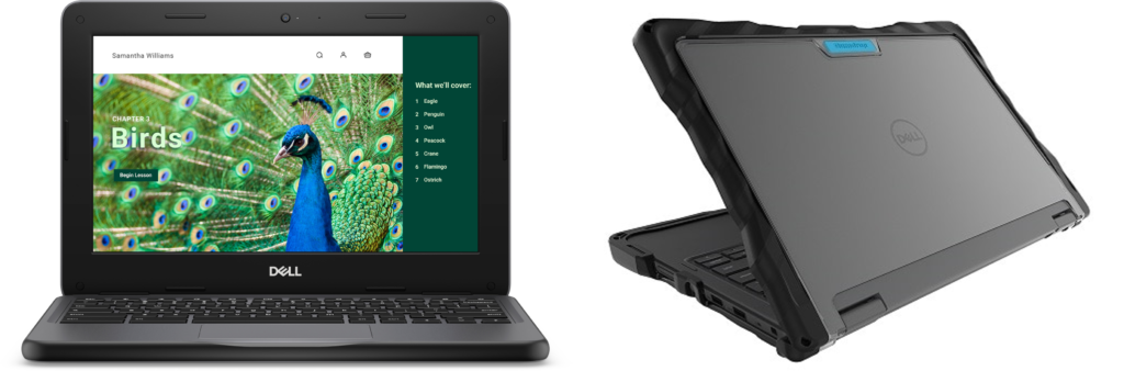 Dell 3120 touch laptop with Gumdrop DropTech case